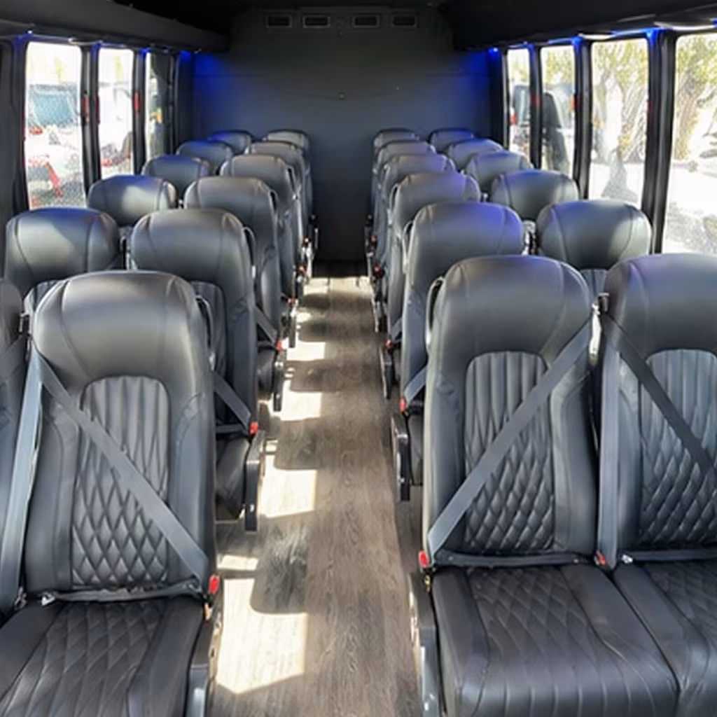35 passenger minibus interior