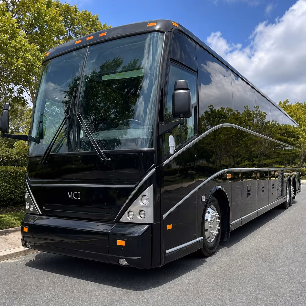 cranston corporate event shuttle buses to the convention center