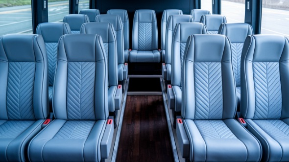 cranston 35 passenger minibus inside